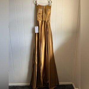 Witness of Love Cris Cross Backless Dress Sz 4